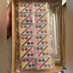 Kids Watercolor Paint Set Party Favors with Brush- 23 Total